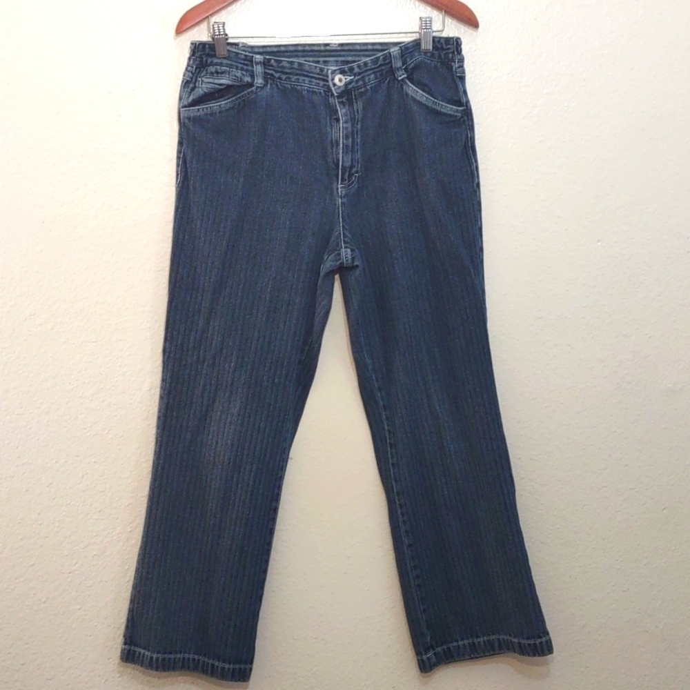 SLIGHTLY USED SAG HARBOR JEANS SIZE 12P COLOR BLUE 100% COTTON